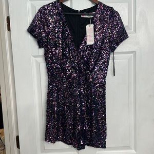 Sequin romper- NWOT